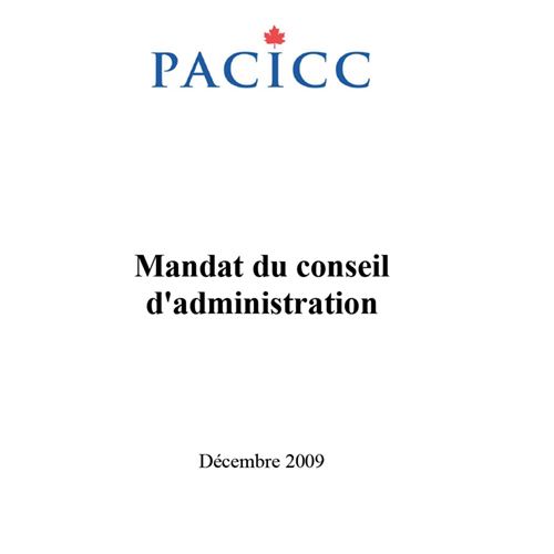 Mandat du conseil d’administration